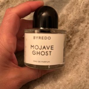 Byredo Mojave Ghost 1.6 oz half full fragrance bottle